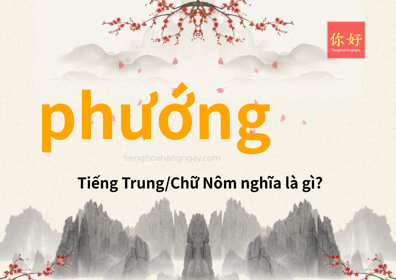 phướng tiếng Trung là gì?