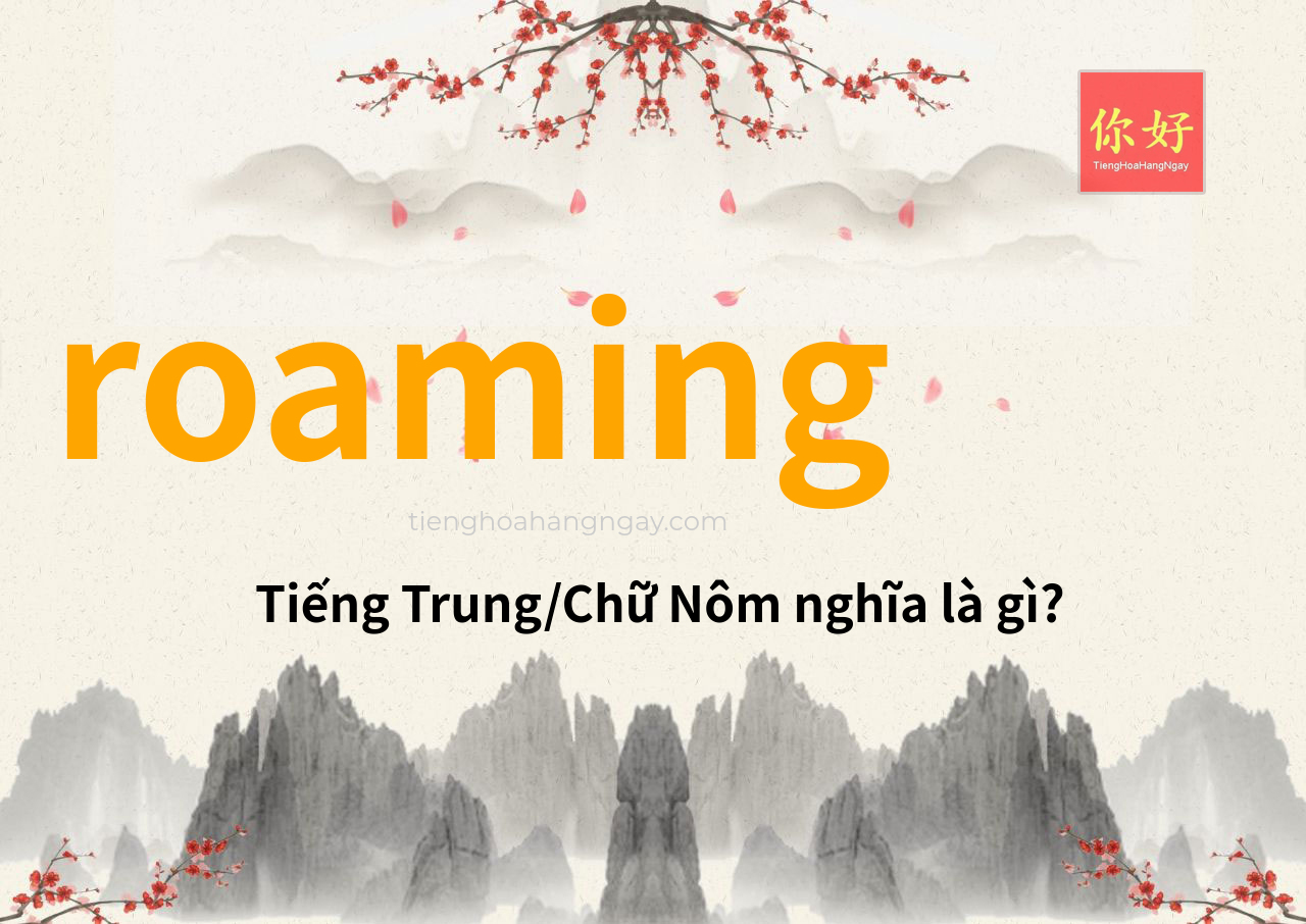 roaming tiếng Trung là gì?