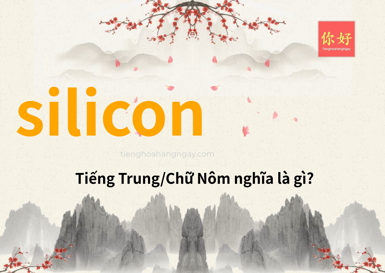 silicon tiếng Trung là gì?