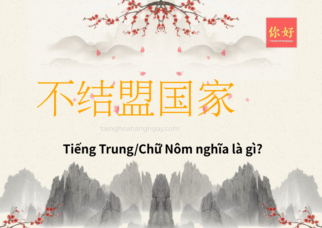 不结盟国家 tiếng Trung là gì?