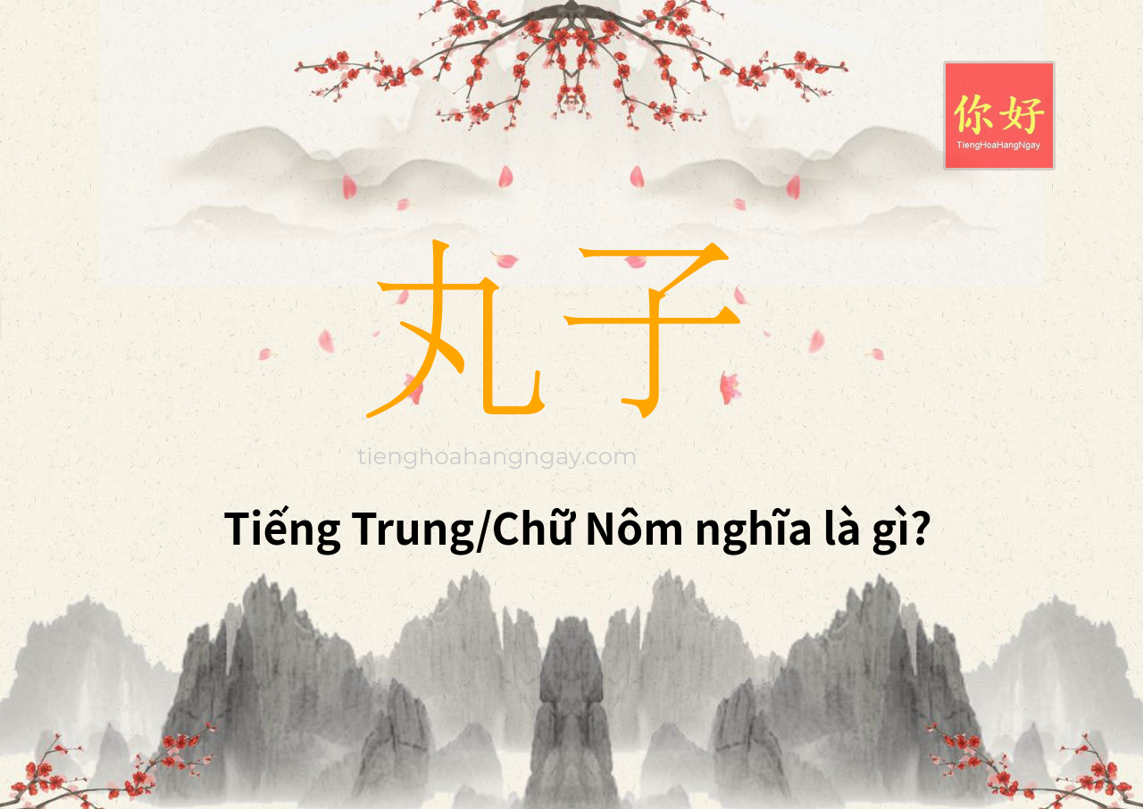 丸子 tiếng Trung là gì?
