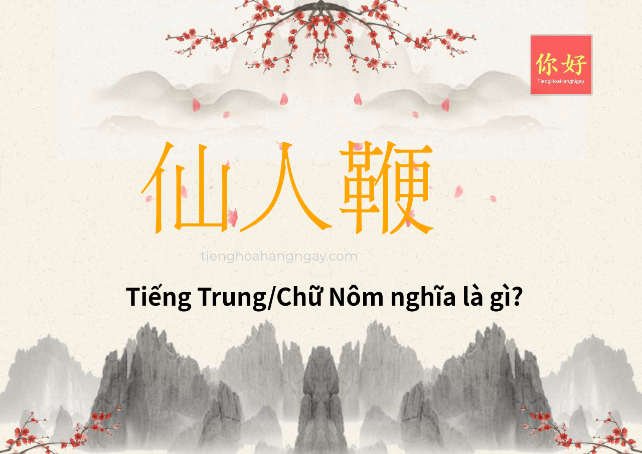 仙人鞭 tiếng Trung là gì?