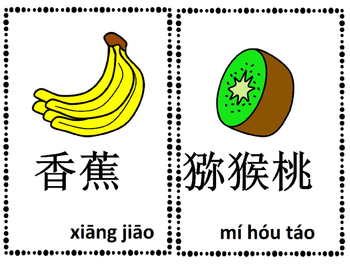 hoa quả tiếng hoa