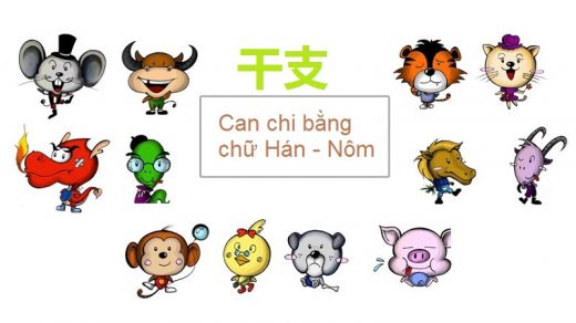 can chi bằng chữ hán nôm