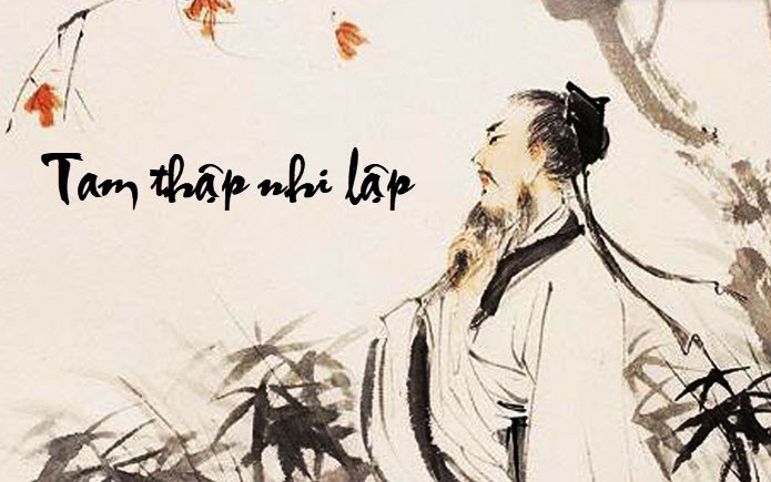 tam thập nhi lập tiếng trung là gì